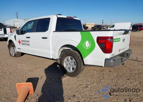2025 Ford F-150 Xl Hybrid из США, поврежденный, VIN 1FTFW1FD6SFB49876